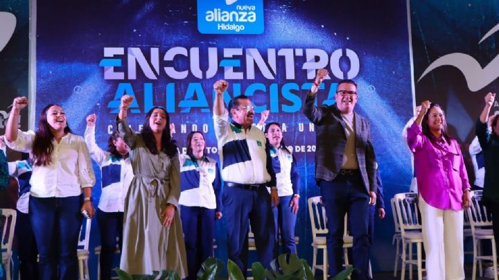 Nueva Alianza es la segunda fuerza electoral de Hidalgo, destacan líderes ante militancia