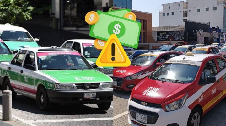 Este es el costo de la multa a taxistas que no respeten las nuevas tarifas en Veracruz
