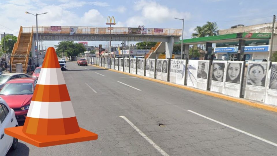 Por esta razón cerrarán durante 9 horas la avenida Cuauhtémoc del puerto de Veracruz