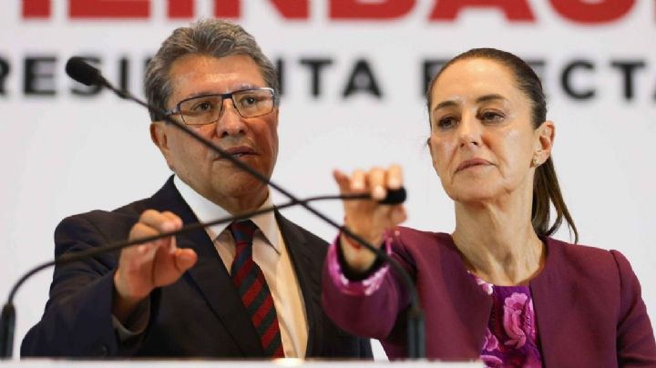 El nuevo "coscorrón" que Sheinbaum le dio a Ricardo Monreal por su viaje a España