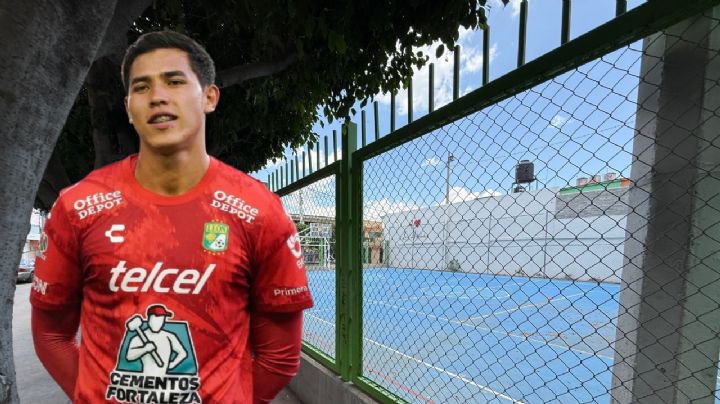 En estas canchas de barrio jugó de niño "El Gato" García, el nuevo portero del Club León