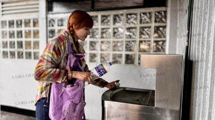 Metro CDMX: plan de bebederos secos y oxidados quedó en el olvido