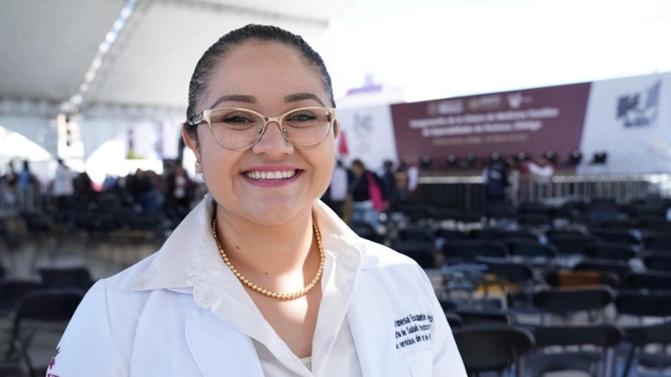 La secretaria de Salud, Vanesa Escalante, ofreció una conferencia de prensa