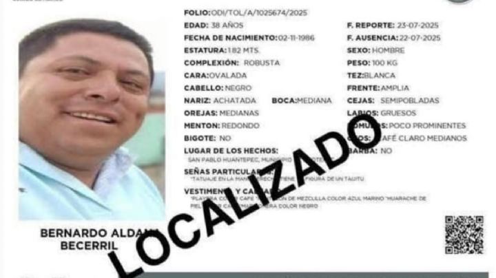 Rescatan con vida al coordinador de ACME en Edomex
