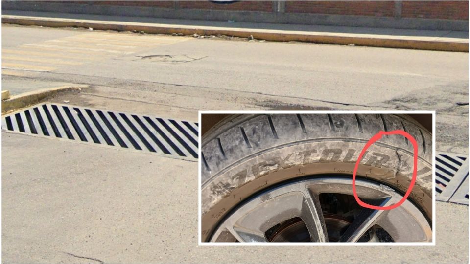 La coladera se encuentra en una glorieta de Mineral de la Reforma