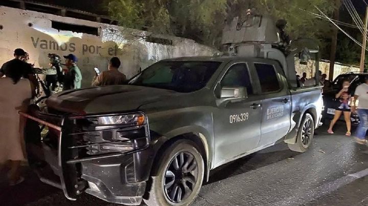 Acorralan a militares en Nuevo Laredo tras denuncia de robo a un comerciante