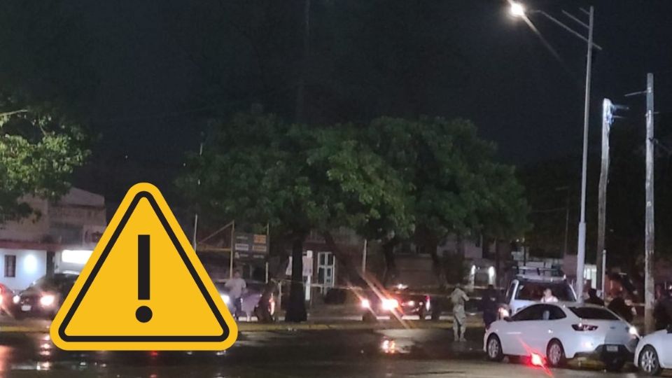 Balacera en avenida Díaz Mirón