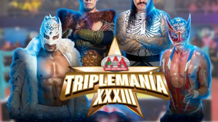 Triplemanía: ¿dónde y cuándo VER gratis a la Triple A y WWE?