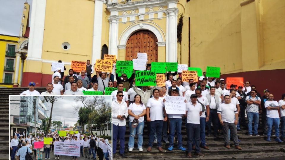 Taxistas levantan manifestación tras reunión con secretario de Gobierno. Este fue el acuerdo