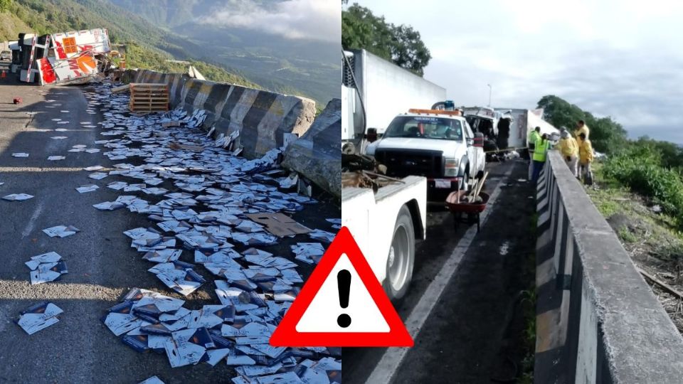 Así ocurrió el accidente en Cumbres de Maltrata hoy 29 de julio