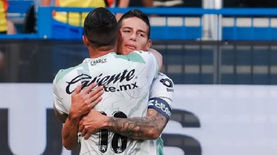Funes Mori anotó con pase de James Rodríguez.