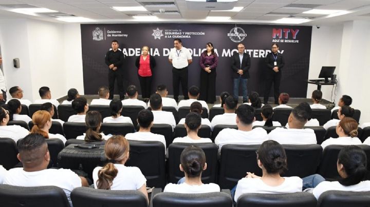 Avanza reclutamiento en la policía de Monterrey, ingresan 47 nuevos cadetes