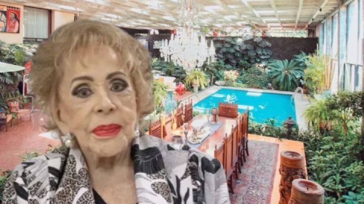 Se inunda la residencia del Pedregal de Silvia Pinal por las fuertes lluvias en la Ciudad de México