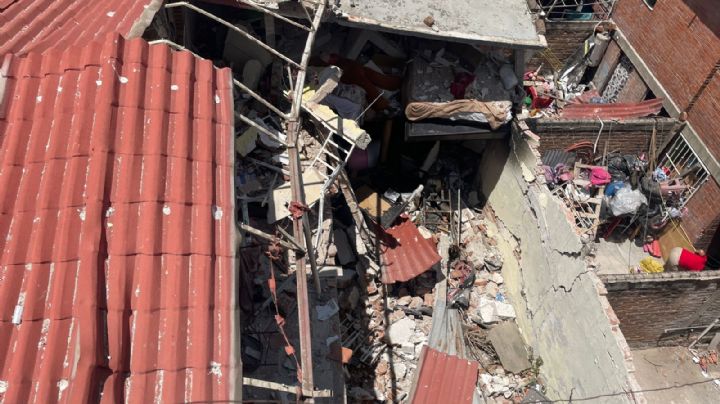 Así se ve desde la azotea cómo quedó la casa donde explotó un tanque de gas en León  |VIDEO