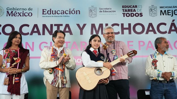 Mario Delgado y Alfredo Bedolla lanzan “México canta y Michoacán toca” con guitarras de Paracho