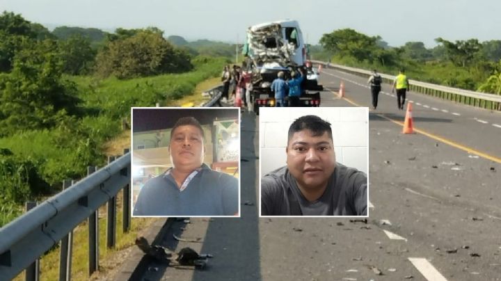Eric y Pedro, migrantes de Hidalgotitlán muertos en accidente de autopista Tuxpan - Tampico; hay 6 lesionados