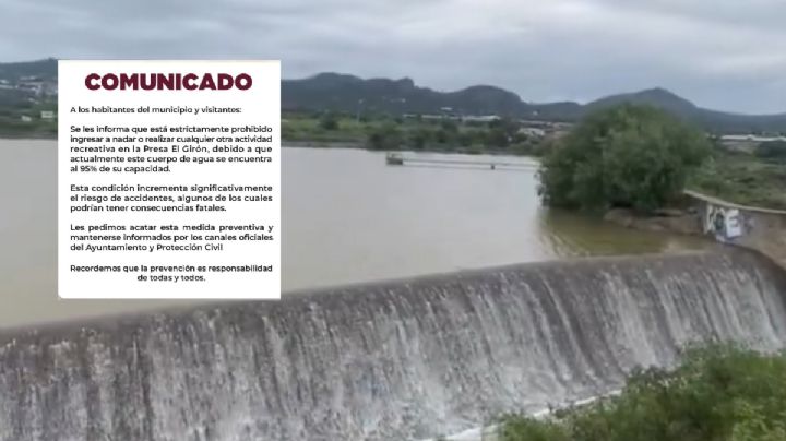 Cierran accesos a la presa El Girón en Epazoyucan ante el riesgo de desbordarse