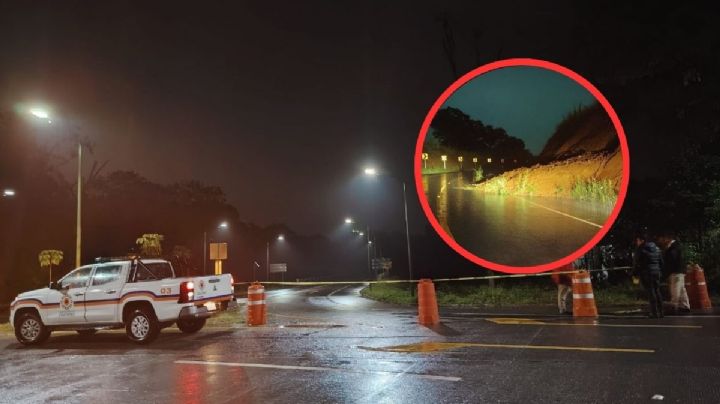 Deslave en carretera de Zimpizahua, Coatepec, tras fuertes lluvias; esto sabemos