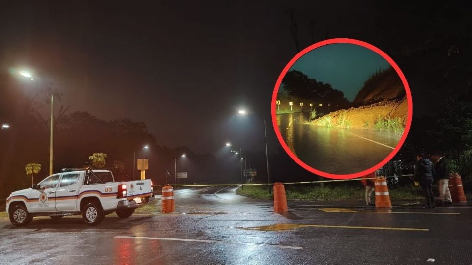 Deslave en carretera de Zimpizahua, Coatepec, tras fuertes lluvias; esto sabemos