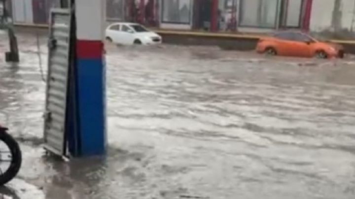 Lluvia inunda la vía López Portillo y otros municipios del Edomex