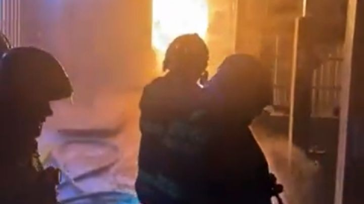 Así fue el incendio de bodega en la colonia Morelos