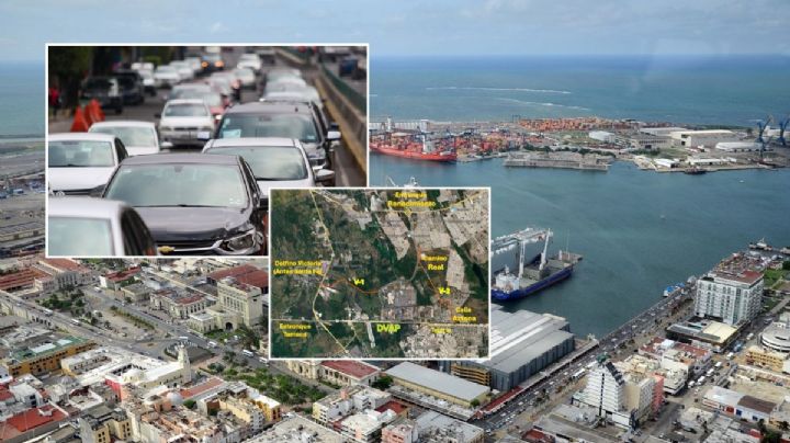 Así cambiará la vialidad de acceso al recinto portuario de Veracruz desde el 9 de julio, por obra de nuevo puente
