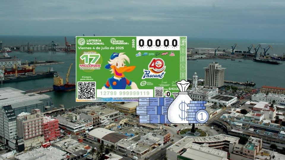 Lotería Nacional: este fuel boleto que ganó 720,000 pesos en Veracruz