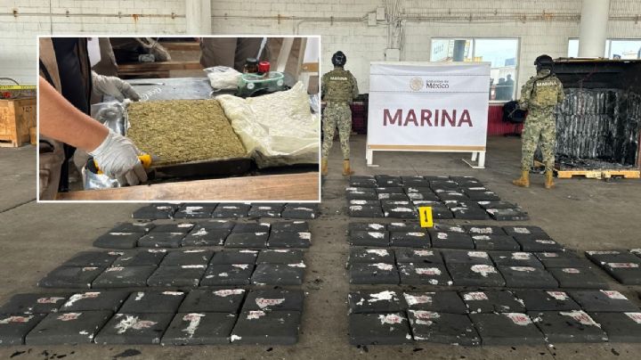 Marina asegura 346.10 kg de marihuana en el puerto de Veracruz