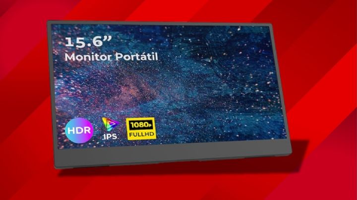 El monitor portátil de 15.6” más vendido en Amazon está rematado por menos de $1,500 pesos