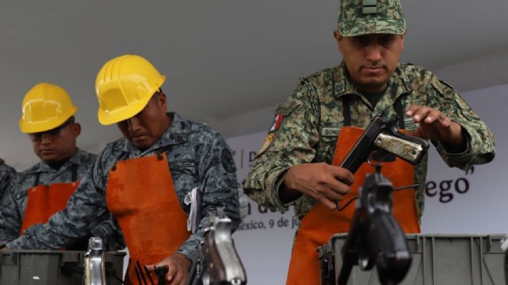 Dos mil armas se han retirado de las calles en el gobierno actual, informa Sheinbaum