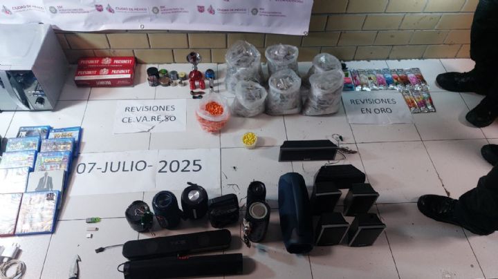 Droga, videojuegos y celulares... lo que presos esconden en el penal de Santa Martha