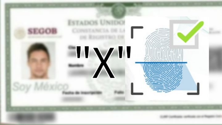 CURP biométrica: ¿qué significa la X que podría aparecer?