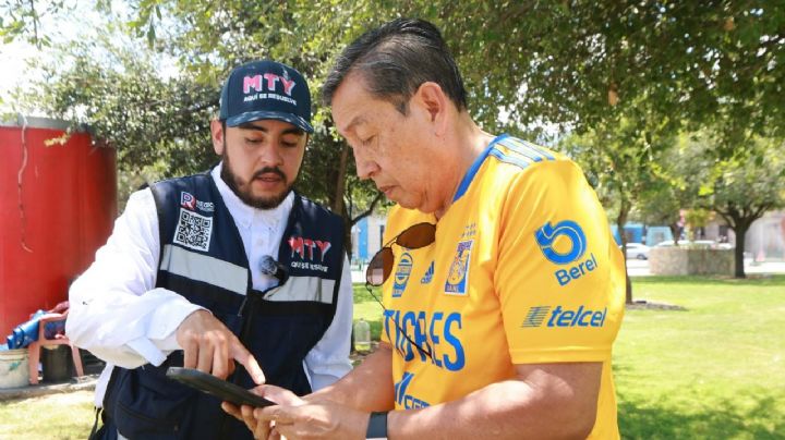 Monterrey brinda apoyo para el uso del nuevo sistema virtual de parquímetros