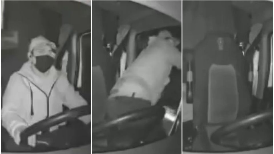 El probable ladrón saltó del tráiler cuando iba a 32 kilómetros por hora