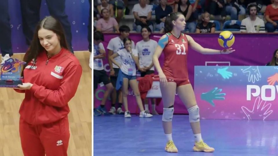 Aitana Rettke Tanguma gana premio al mejor servicio en la Copa Panamericana de Voleibol femenil Sub 23, tiene un futuro prometedor en este deporte.