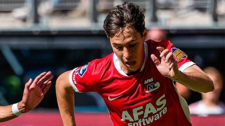 El mexicano Mateo Chávez debutó y dio asistencia con el AZ Alkmaar