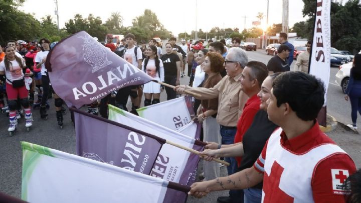 Sinaloa da banderazo de salida a rodada y carrera por la paz
