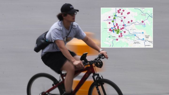 Lanzan mapa de puntos importantes en Xalapa para andar en bicicleta