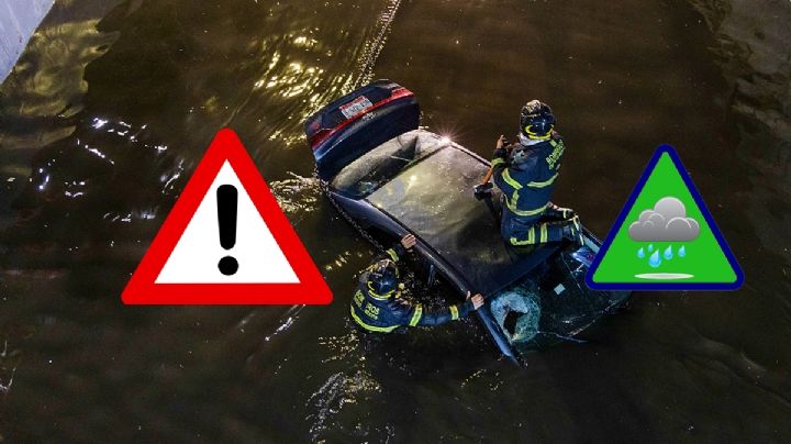 ¿Qué significa la alerta púrpura por lluvias en la CDMX? Estas son todas las alertas