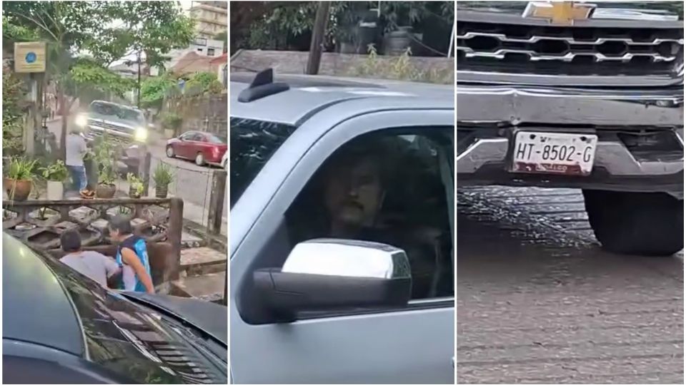 El conductor generó caos y momentos de tensión