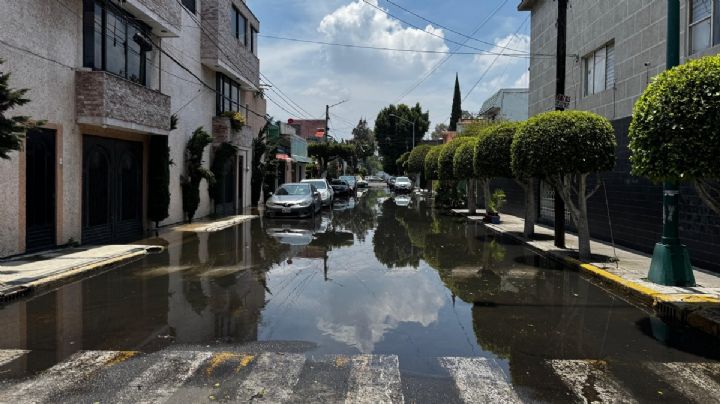 Aragón y Neza, calles siguen inundadas tres días después de la tormenta