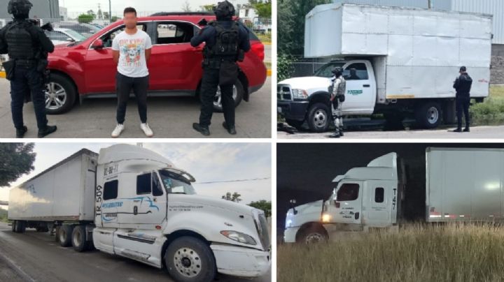 Recuperan en Celaya 4 vehículos robados; hay un detenido