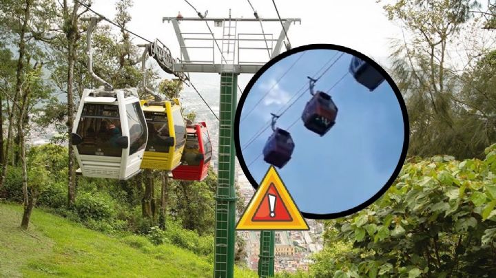VIDEO: turistas quedan varados en Teleférico de Orizaba por fuertes vientos