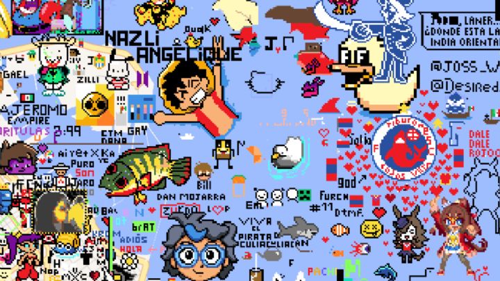Participa en Wplace desde Veracruz y crea pixel art de anime, videojuegos y más