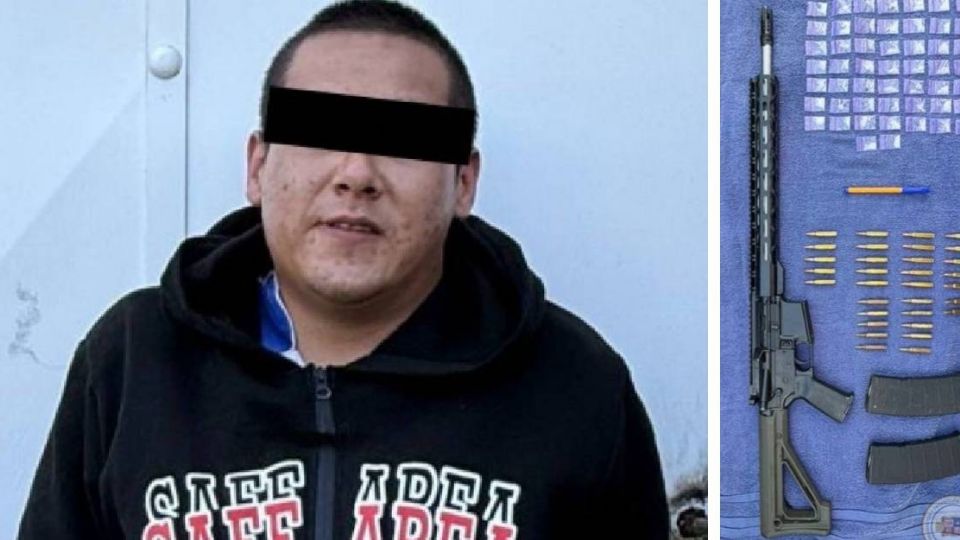 El detenido fue identificado como Bernardo Eduviel.