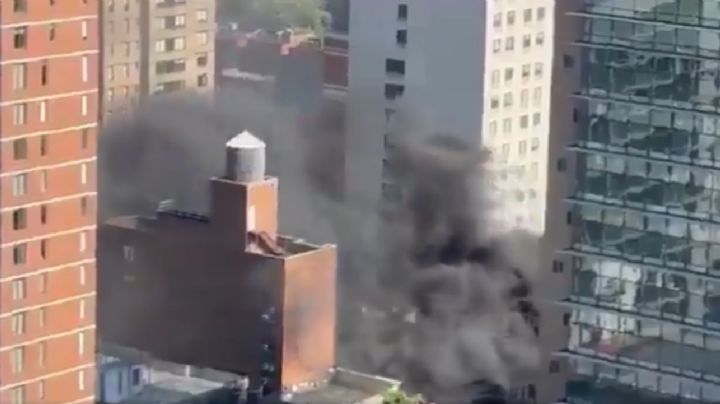 Explosión en sótano provoca incendio en edificio de Nueva York