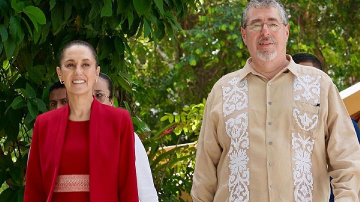 Sheinbaum y Arévalo acuerdan corredor biocultural y ampliación del Tren Maya a Guatemala y Belice