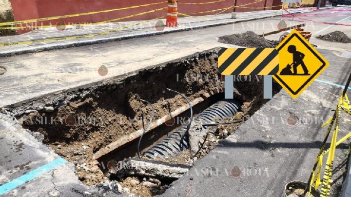 Habrá cierre vial por socavón en calle de la zona centro de Orizaba