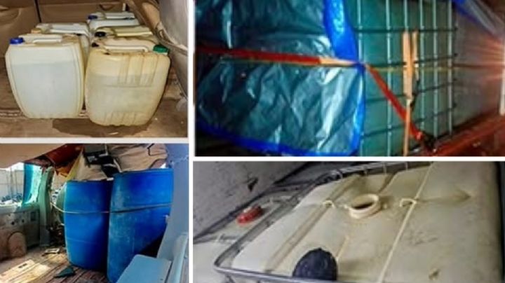 Huachicol en Hidalgo: Recuperan más de 4,000 litros de combustible y 4 vehículos