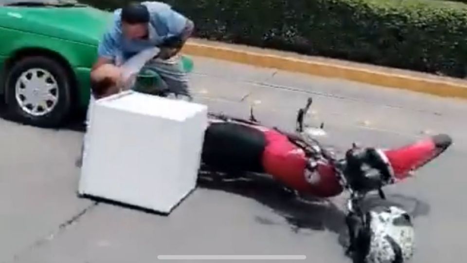 La pelea fue sobre el “eje” del centro entre las calles 5 de Mayo y Hermanos Aldama